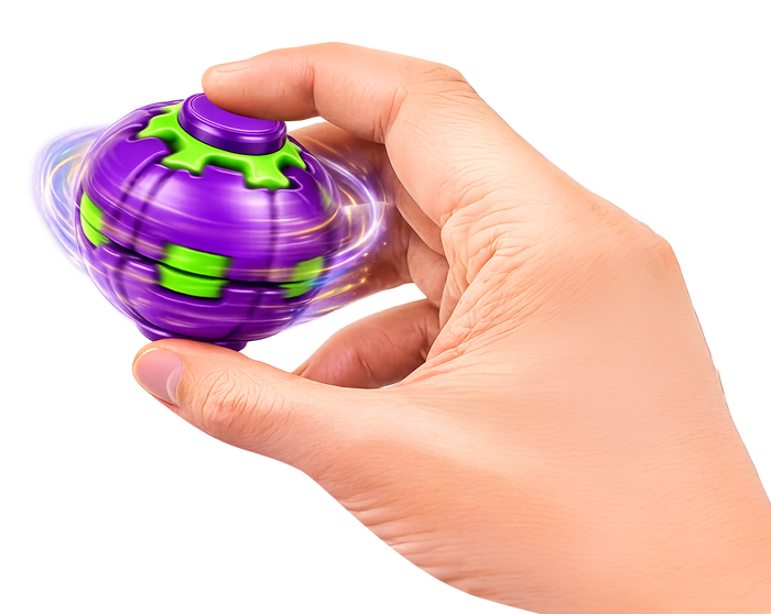 Power Spin Fidget Ball - 12 Pieces Per Retail Ready Display 27014