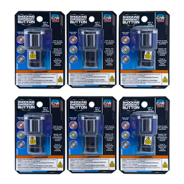 Practical Joke Gag Shock Car Lighter - 6 Pieces Per Retail Ready Display 26425