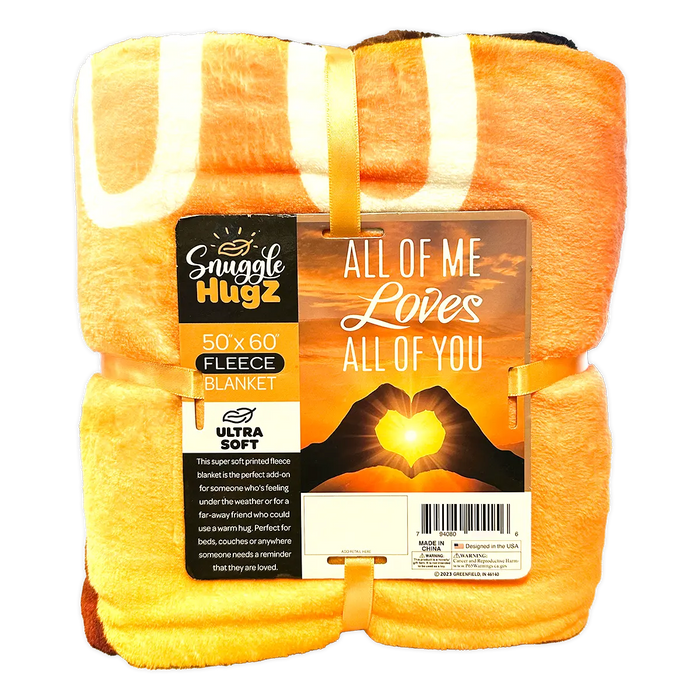 Printed Family Blanket - 6 Pieces Per Retail Ready Display 24415 KIPP BROTHERS