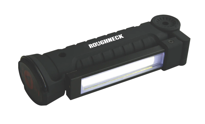 Rechargeable LED Work Flashlight with Magnetic Base - 4 Pieces Per Retail Ready Display 41670 ROUGHNECK