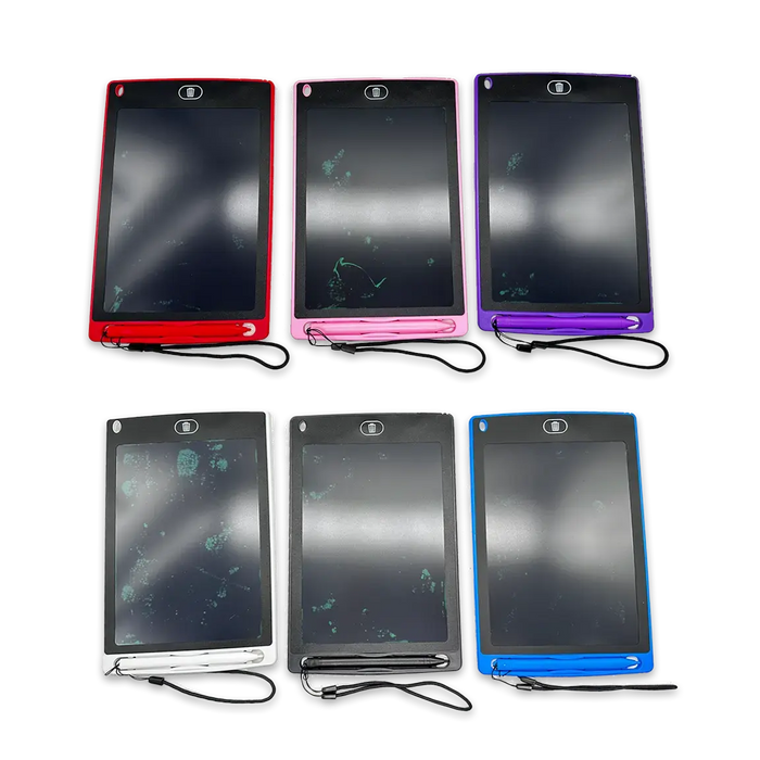 Reusable LCD Drawing Tablet - 6 Pieces Per Retail Ready Display 41798 GADGET GEAR
