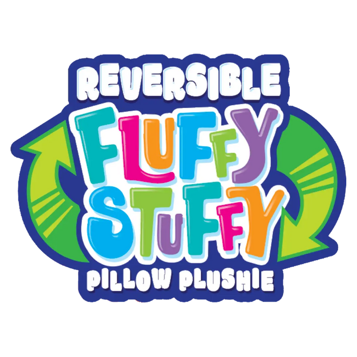 Reversible Fluffy Stuffy Plush with Merchandising Strip - 6 Pieces Per Pack 23578 KIPP BROTHERS