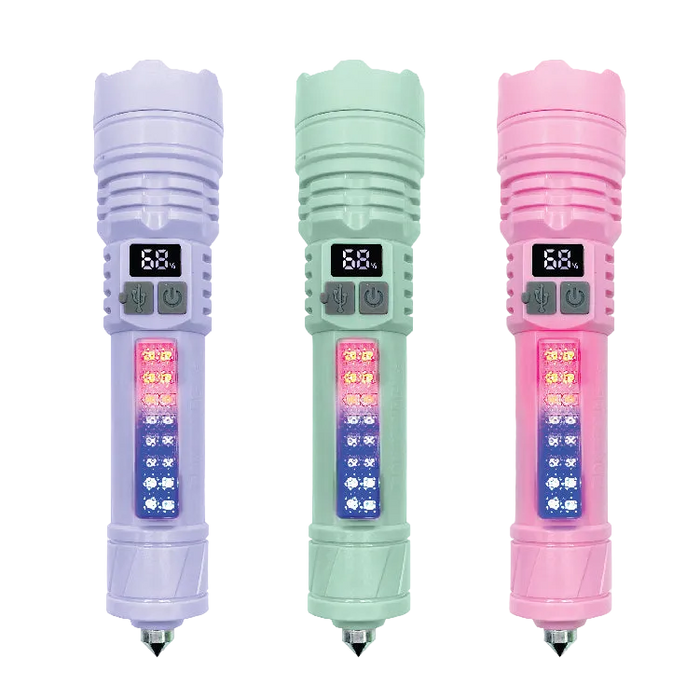 Road Queen Emergency Car Light Multi-Tool - 6 Pieces Per Retail Ready Display 26620