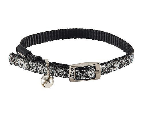 Rogz cat collar sparklecat small black