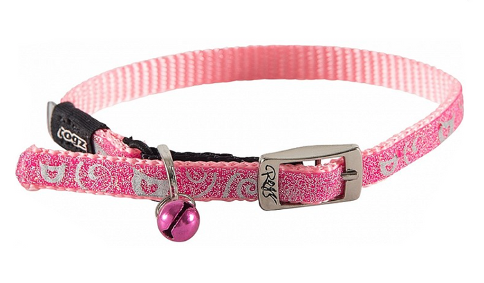 Rogz cat collar sparklecat small pink