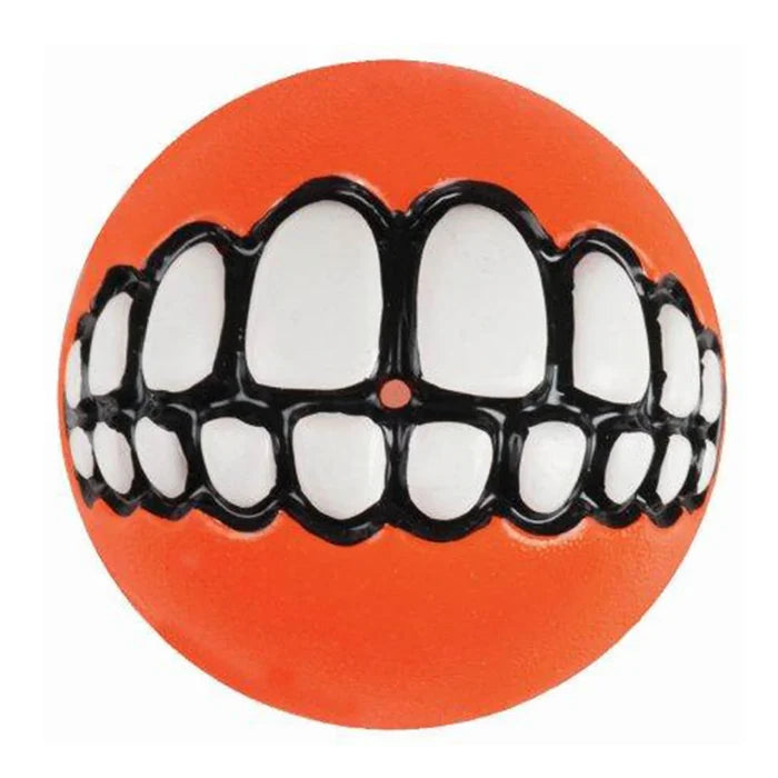 Rogz Grinz Medium Dog Toy orange