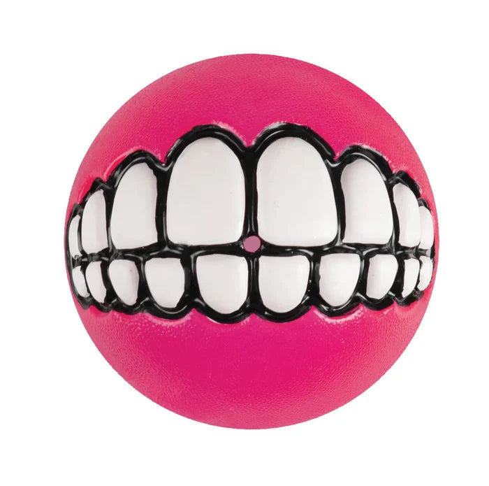 Rogz Grinz Medium Dog Toy pink