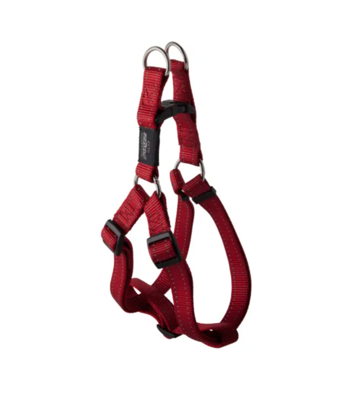 Rogz step in harness red XL