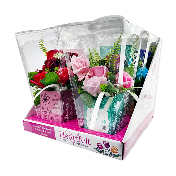 Scented Flower Bouquet Floral Box Assortment - 4 Pieces Per Retail Ready Display 25800 KIPP BROTHERS