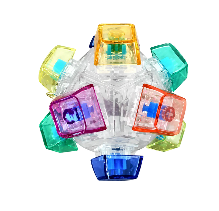 Sensory Fidget Click Keyboard Button Ball - 8 Pieces Per Retail Ready Display 26785