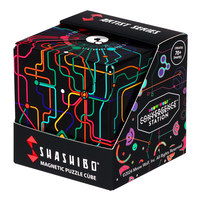 Shashibo Q Dot Map Magnetic Puzzle Cube (Meow Wolf Edition)