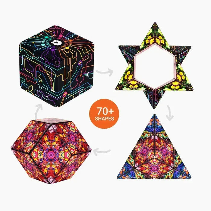 Shashibo Q Dot Map Magnetic Puzzle Cube (Meow Wolf Edition)