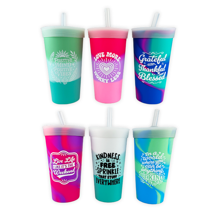 Silicone 22oz Silicone Cup B - 6 Pieces Per Retail Ready Display 26158 ROUGHNECK