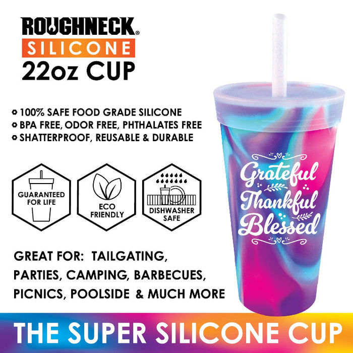 Silicone 22oz Silicone Cup B - 6 Pieces Per Retail Ready Display 26158 ROUGHNECK