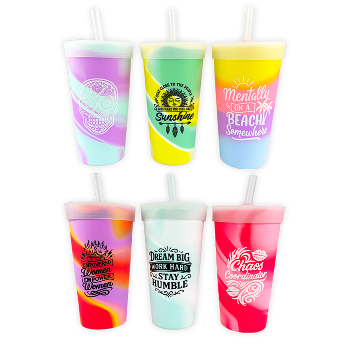Silicone 22oz Silicone Cup C - 6 Pieces Per Retail Ready Display 26164 ROUGHNECK