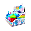 Silicone Kids Toddler Training Kiddo Cups - 6 Pieces Per Retail Ready Display 25297 KIPP BROTHERS