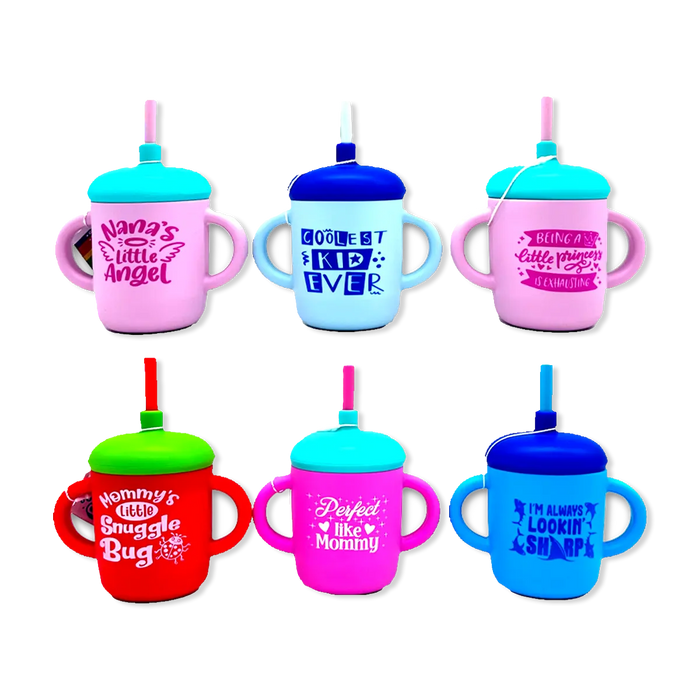 Silicone Kids Toddler Training Kiddo Cups - 6 Pieces Per Retail Ready Display 25297 KIPP BROTHERS