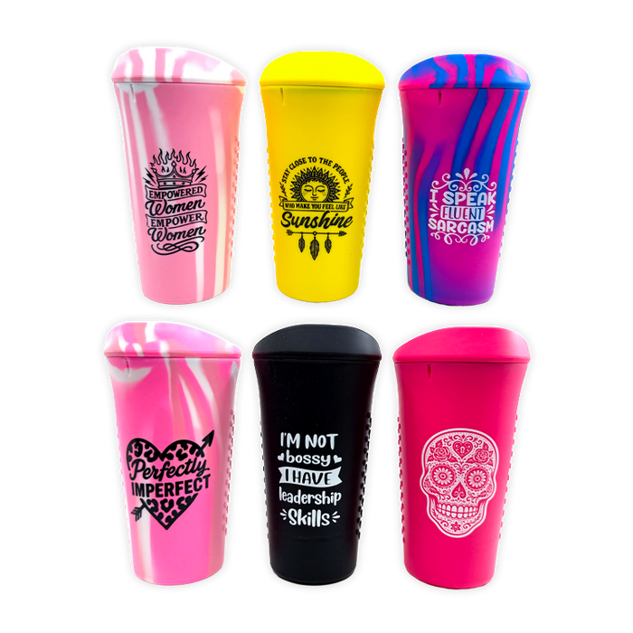 SipTrendz 22oz Silicone Cups - 6 Pieces Per Retail Ready Display 26263