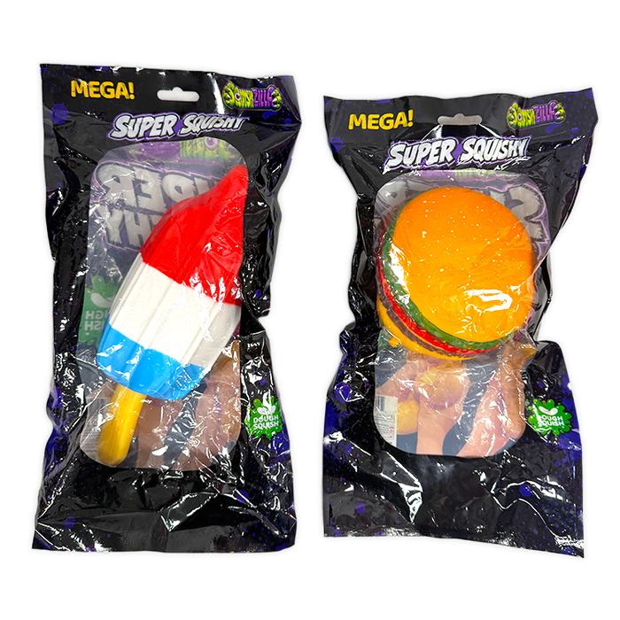 SquishZilla™ Super Mega Stretchy Squishies - 12 Pieces Per Retail Ready Display 26859
