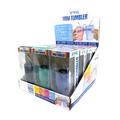 Stainless Steel 2oz Insulated Mini Shot Tumblers - 12 Pieces Per Retail Ready Display 26626