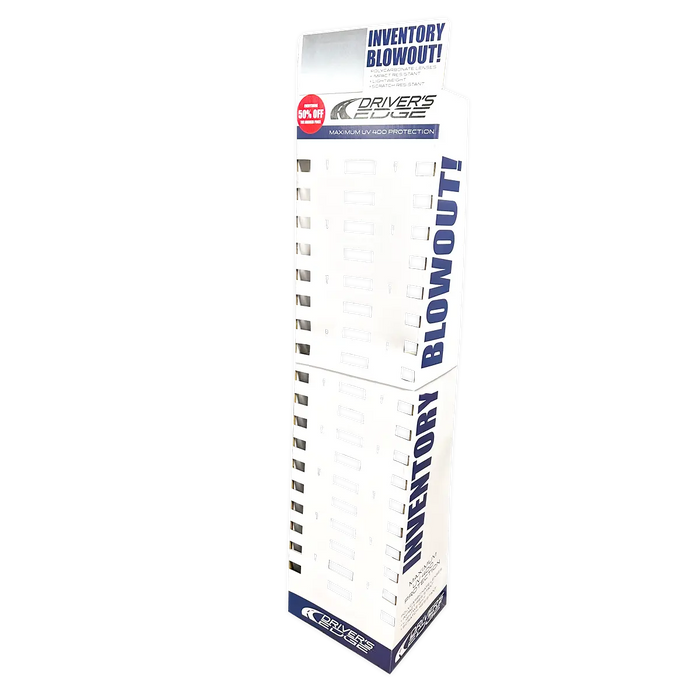 Sunglasses Assortment Merchandising Fixture - Retail Ready Floor Display ONLY 979970 DRIVER'S EDGE