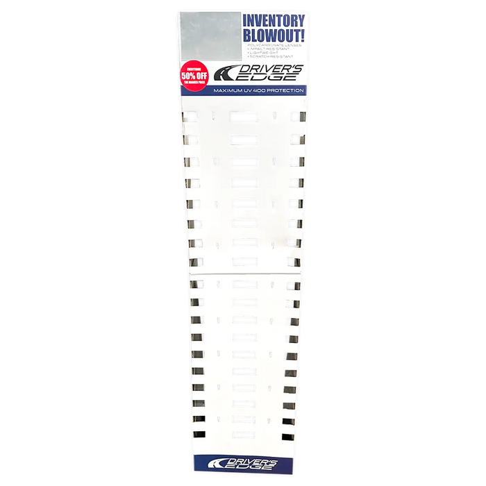 Sunglasses Assortment Merchandising Fixture - Retail Ready Floor Display ONLY 979970 DRIVER'S EDGE