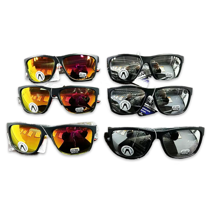 Sunglasses Sungear Assortment - 6 Pieces Per Pack 50238 SUN GEAR