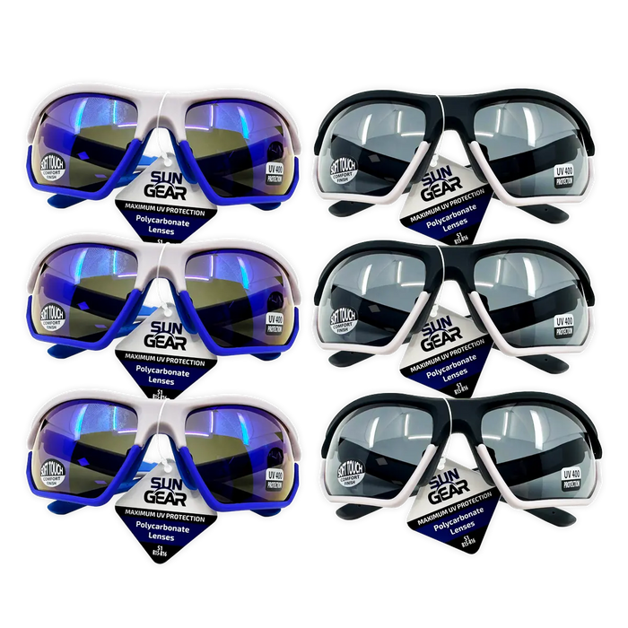 Sunglasses Sungear Assortment - 6 Pieces Per Pack 50246 SUN GEAR