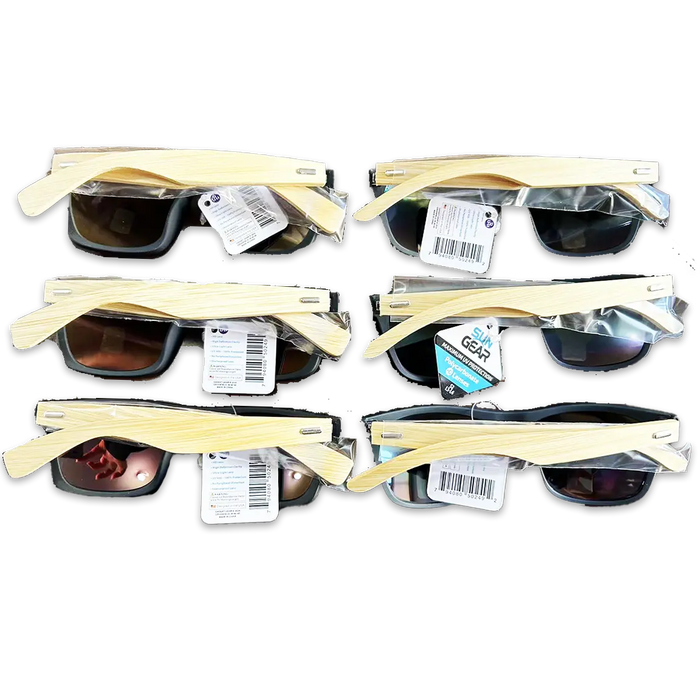 Sunglasses Sungear Assortment - 6 Pieces Per Pack 50249 SUN GEAR