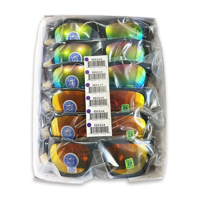 Sunglasses Sungear Assortment - 6 Pieces Per Pack 50249 SUN GEAR