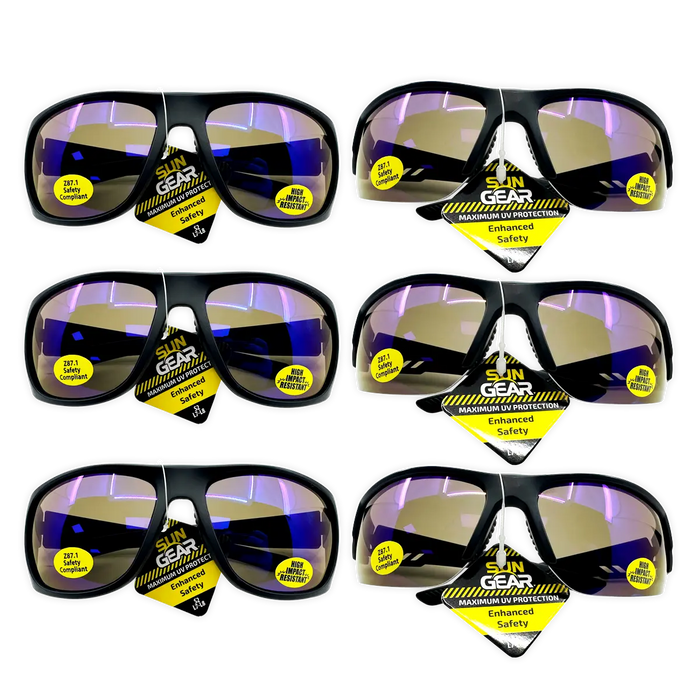Sunglasses Sungear Assortment - 6 Pieces Per Pack 50251 SUN GEAR