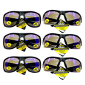 Sunglasses Sungear Assortment - 6 Pieces Per Pack 50251 SUN GEAR