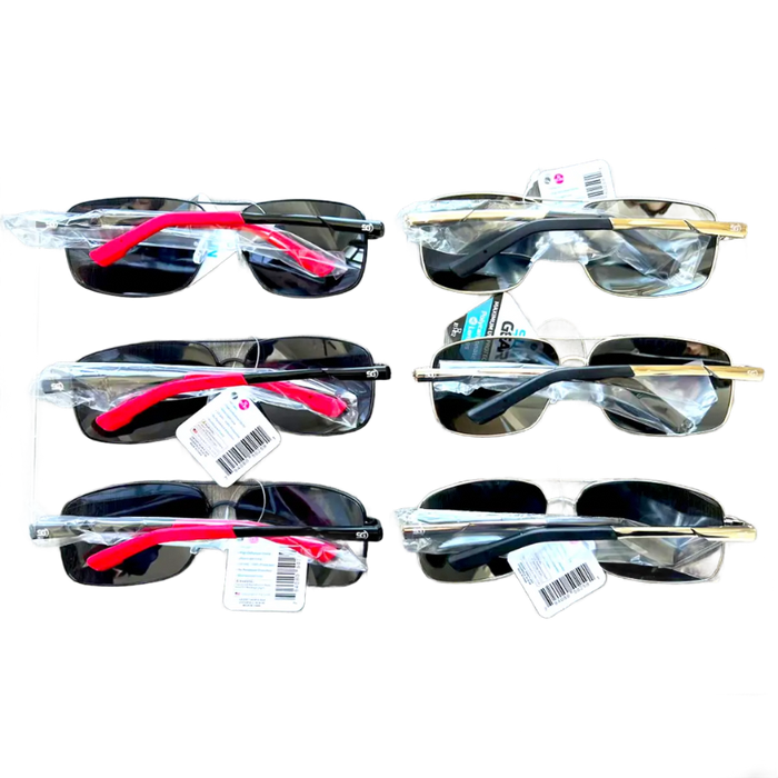 Sunglasses Sungear Assortment - 6 Pieces Per Pack 50259 SUN GEAR