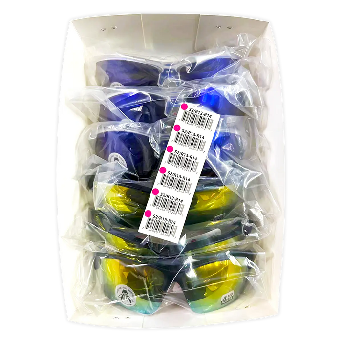 Sunglasses Sungear Assortment - 6 Pieces Per Pack 50260 SUN GEAR