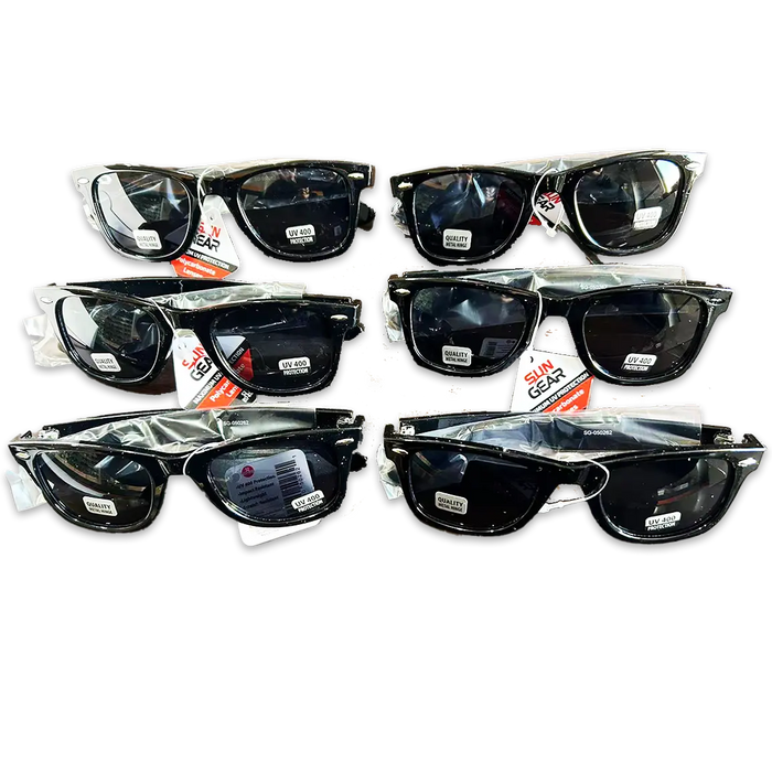 Sunglasses Sungear Assortment - 6 Pieces Per Pack 50262 SUN GEAR