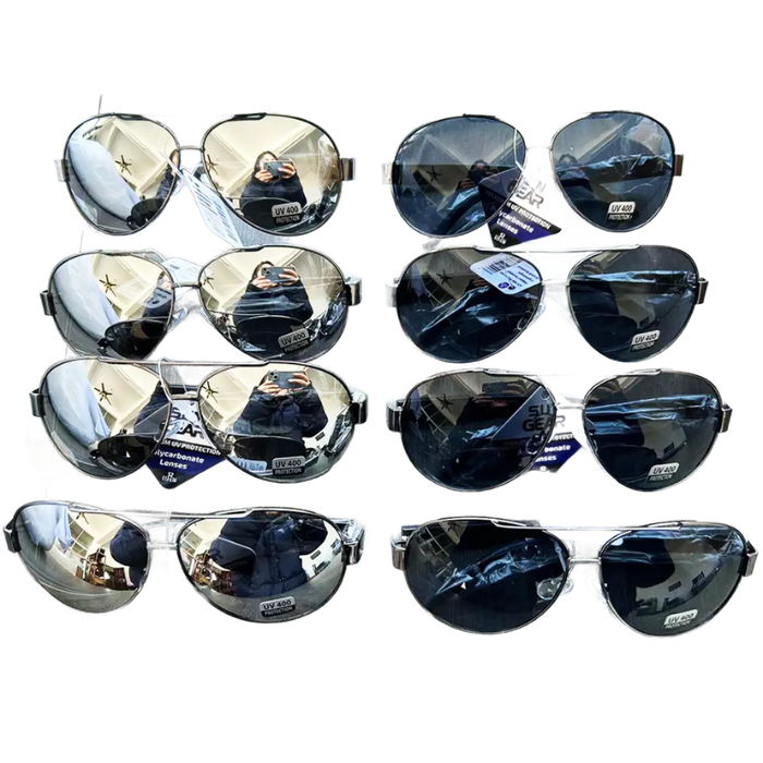 Sunglasses Sungear Assortment - 8 Pieces Per Pack 50233 SUN GEAR