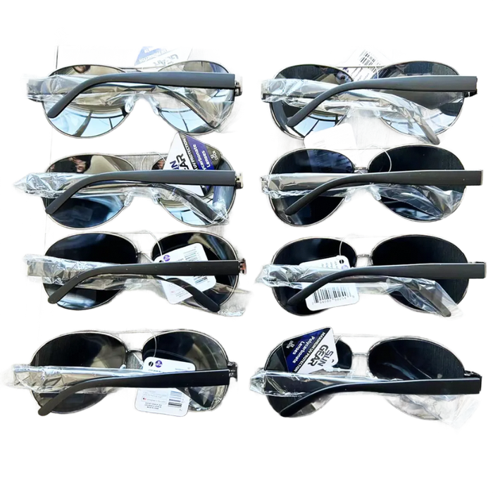 Sunglasses Sungear Assortment - 8 Pieces Per Pack 50233 SUN GEAR