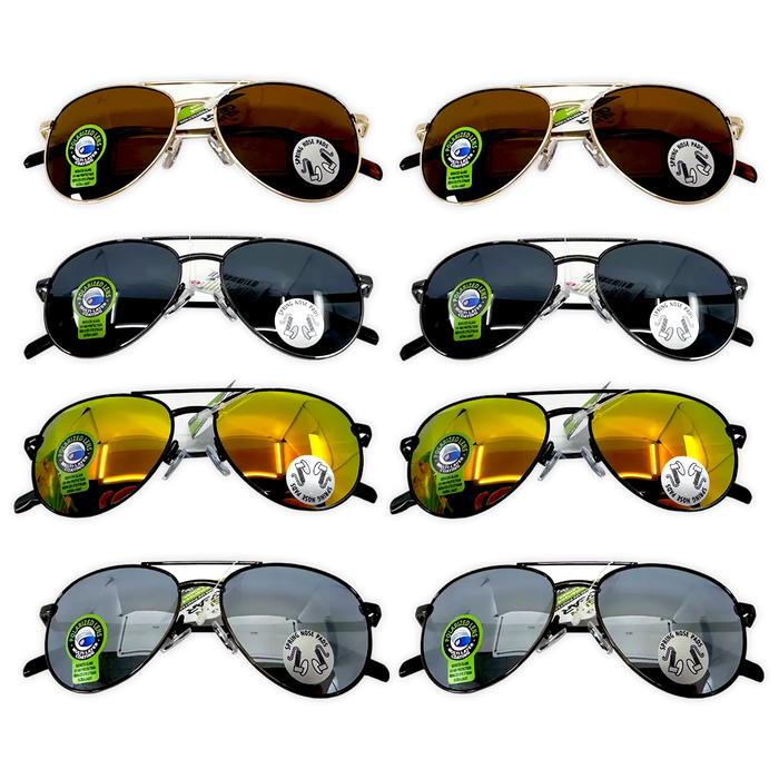Sunglasses Sungear Assortment - 8 Pieces Per Pack 50256 SUN GEAR