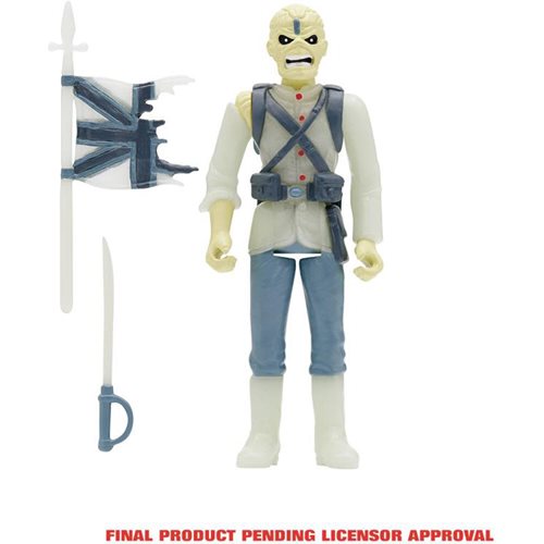 Super7 Iron Maiden The Trooper Glow in the Dark AE Exclusive