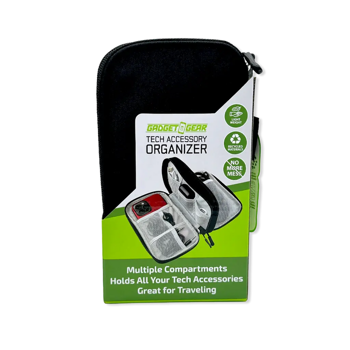 Tech Accessories Organizer Storage Bag - 6 Pieces Per Retail Ready Display 25485 GADGET GEAR