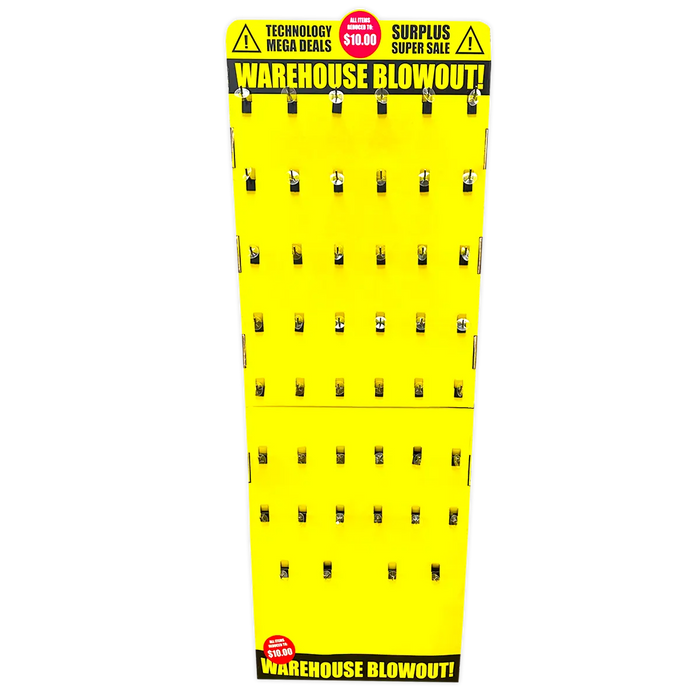 Technology Assortment Merchandising Fixture - Retail Ready Floor Display ONLY 979980 GADGET GEAR