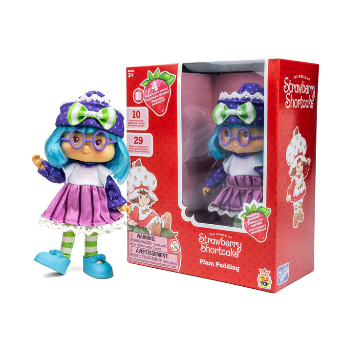 The Loyal Subjects Strawberry Shortcake Plum Pudding 5 1/2" Fashion Doll