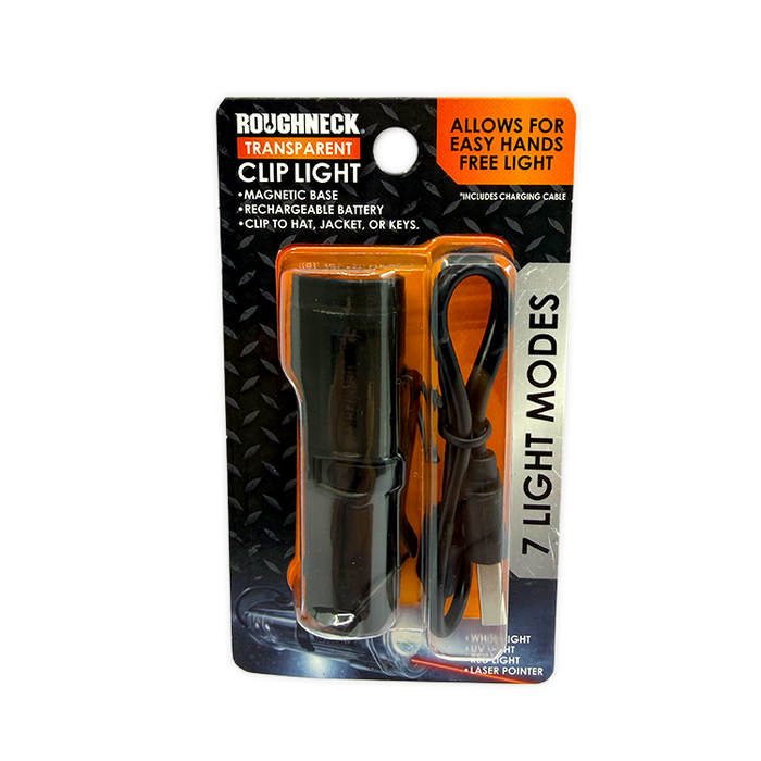 Transparent Clip Light - 12 pieces Per Retail Ready Display 26623