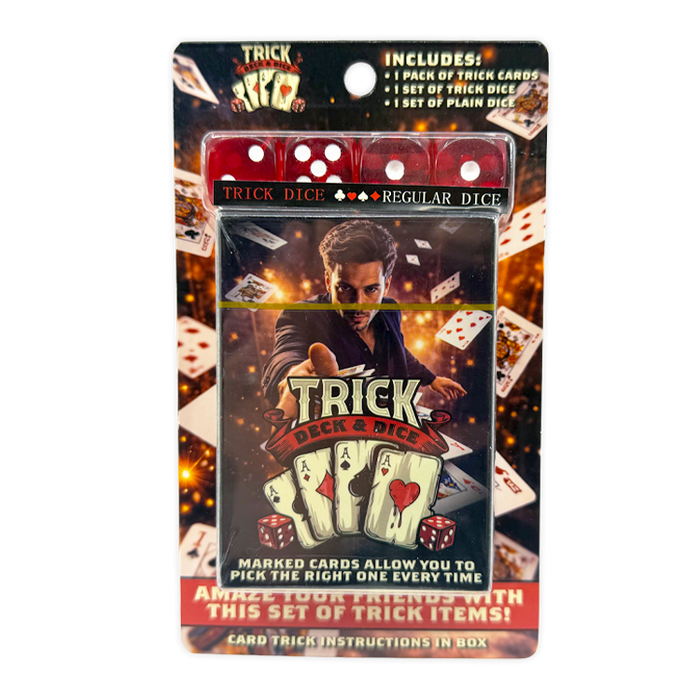 Trick Cards and Dice - 6 Pieces Per Retail Ready Display 26487