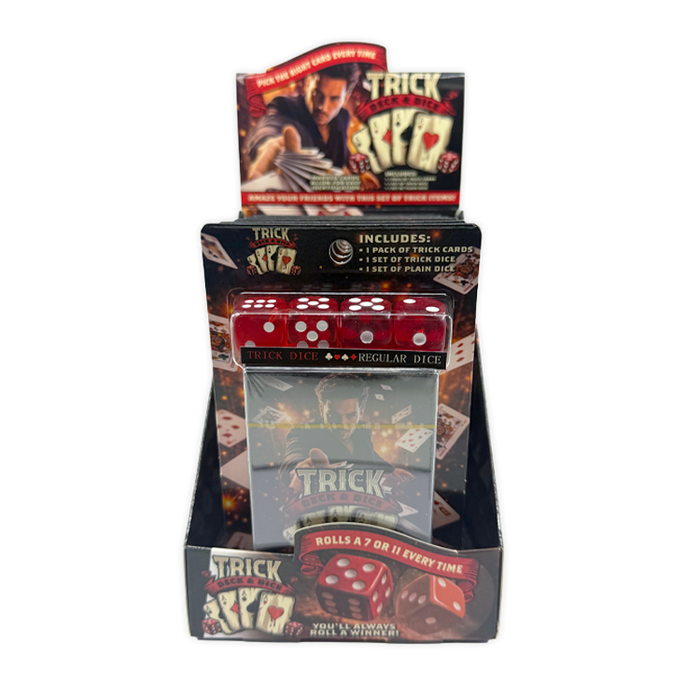 Trick Cards and Dice - 6 Pieces Per Retail Ready Display 26487