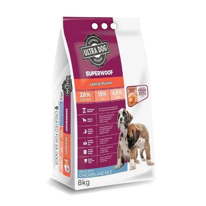 Ultra Dog Superwoof Large Puppy Chicken & Rice 20kg
