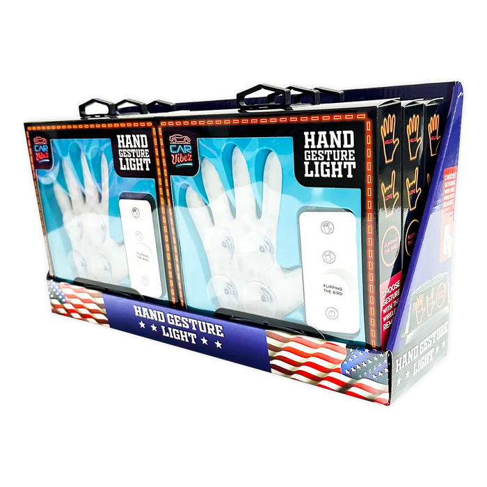 Waving Hand Car Accessories Assortment Floor Display - 18 Pieces Per Retail Ready Display  88537 NOVELTY INC