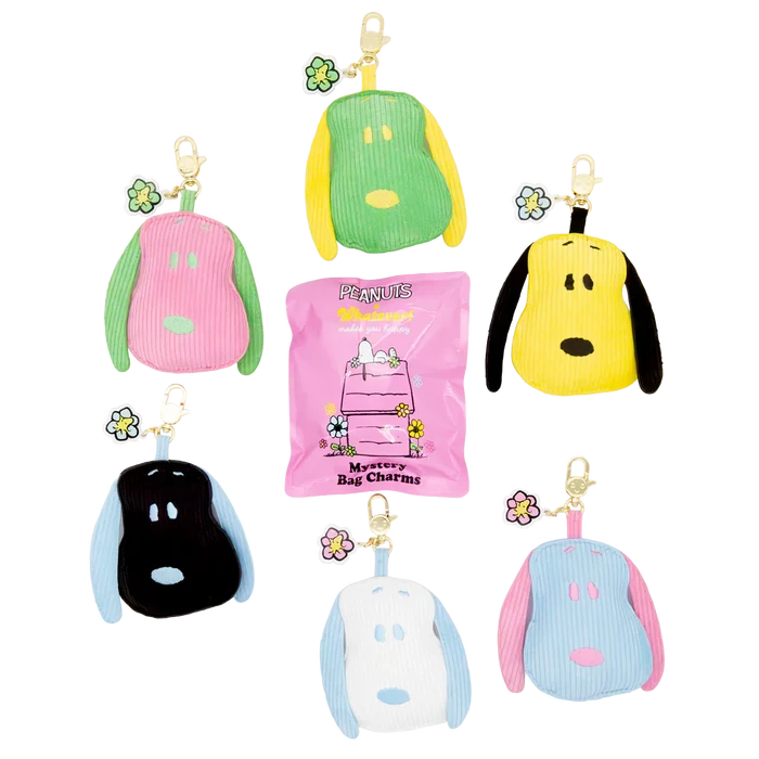 Whatever! Makes You Happy - Peanuts Sherbet Spring Mystery Box Snoopy Head Corduroy Bag Charms