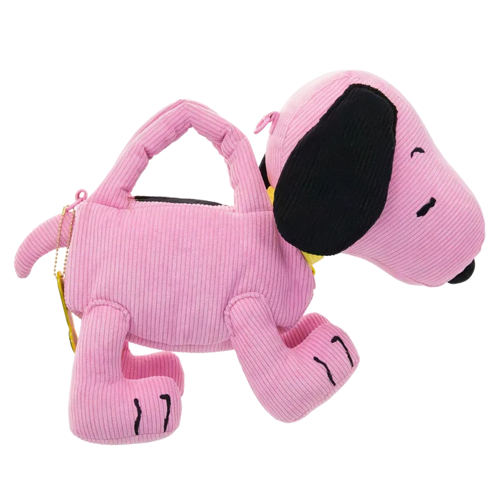 Whatever! Makes You Happy - Peanuts Sherbet Spring Snoopy Figural Corduroy Crossbody Bag