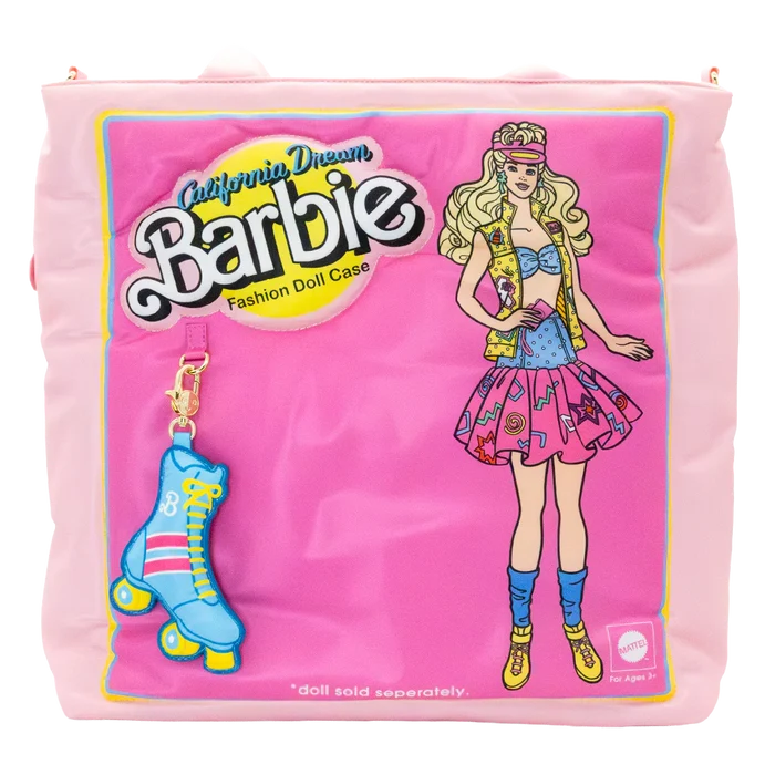 Whatever! Makes You Happy Barbie California Dreamin' Carrying Case Puffy Tote Bag